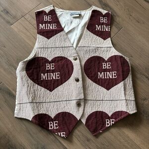 Vintage Mirrors valentines Vest
